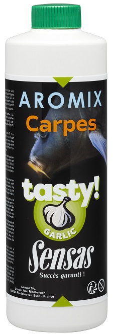 SENSAS AROMIX KAPR - TASTY / ČESNEK 500 ml