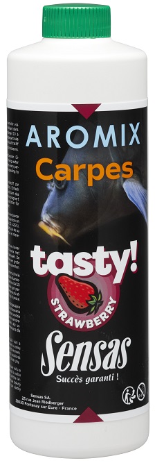 SENSAS AROMIX KAPR - TASTY / JAHODA 500 ml