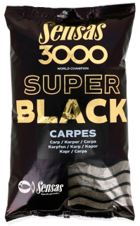 KRMENÍ SENSAS SUPER BLACK - KAPR / 1 kg