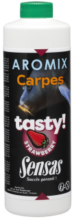 SENSAS AROMIX KAPR - TASTY / JAHODA  500 ml